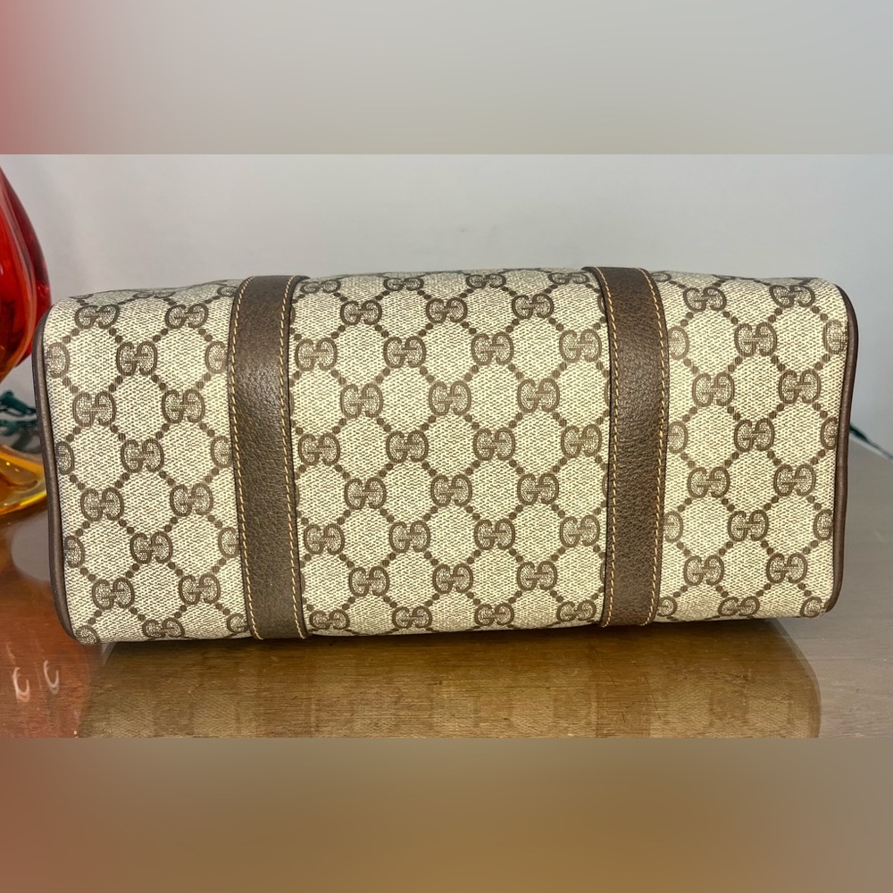 SOLD: Vintage Gucci Sherry Line Boston Bag Authentic 1980’s w/Dust Cover - Picture 10 of 17